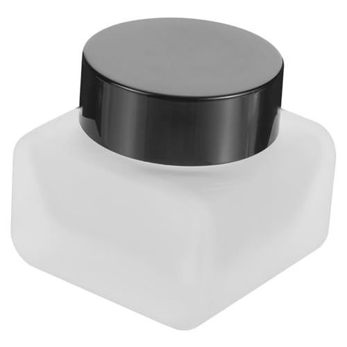 Beavorty 50g Facial Cream Travel Bottles Leakproof Little Bottles Lids Compact Toiletry Jars for Cosmetics