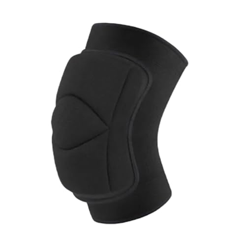 FDJZKFDU Knee Pads Sports Knee Pads Sponge Support for Dancing Elbow Elastic Knees Protector Workout Training Roller Skating Protective Compression(Black,XL)