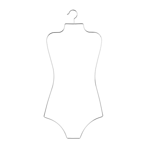 Arekuaei Set di 10 grucce multiuso in metallo per costumi da bagno, bikini, biancheria intima (argento)
