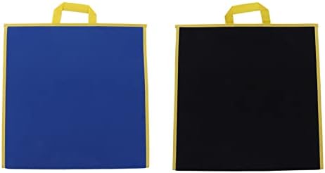Foldable Felt Flannel Board, Double Sided Portable Freestanding Felt Board Felt Story Board Storytelling Activities Play Kits for Toddlers, Kids, Preschoolers, Teaching Aid, Home, Gift(Blue Black) 7 21AYXZajCAL. AC
