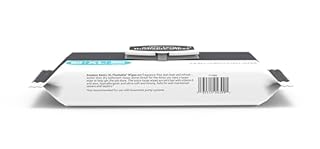 Amazon Basics Extra Large Flushable Wipes, Fragrance Free, pH Balanced, with Vitamin E & Aloe, Hypoallergenic, 360 Wipes, 6 Packs of 60, Resealable Closure