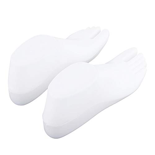 Female Plastic Foot Model Tools for Sandals Display (White)