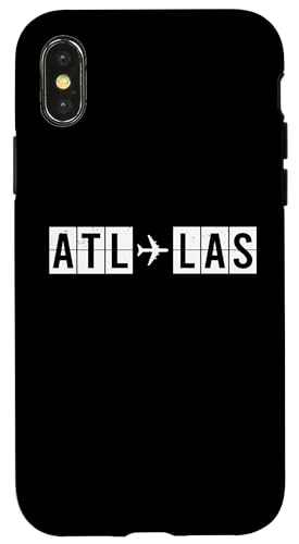 ATL to LAS ��s�@���[�g �A�g�����^ ���X�x�K�X �X�}�z�P�[�X iPhone X/XS �p