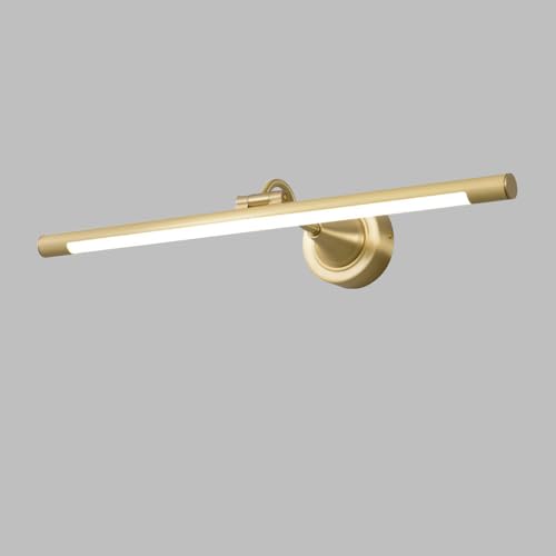 Vanity luminaire LED luxueux en cuivre pour miroir de toilette