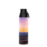 Tervis Venture Water Bottle Early Mountain Morning Made in USA Double Walled Insulated Tumbler Travel Cup Keeps Drinks Cold & Hot, 26oz, Stainless Steel