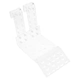 NOLITOY Piattaforma Galleggiante Acrilica per Tartarughe con Solarium da Parete per Acquario Multiuso per Riposo Arrampicata e Rilassamento Installazione Laterale per Acquaterrario