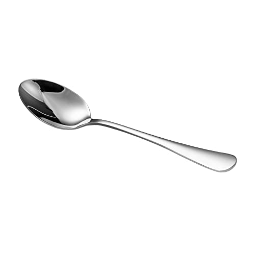 Anylat Stainless Steel 12-Piece Teaspoons Set, Table Dessert Spoons Pack For 12 (Silver 6.7 Inches) #TOP21