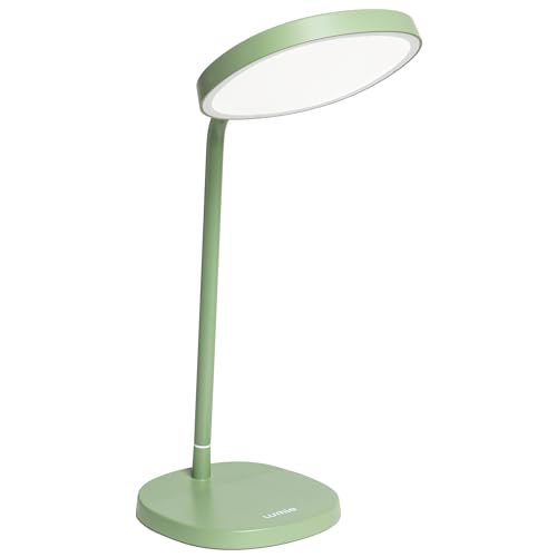 Lumie Task | Lampada LED terapia luce, altamente regolabile per inverno, luce cristallina, comfort visivo, umore ed energia | Verde Salvia