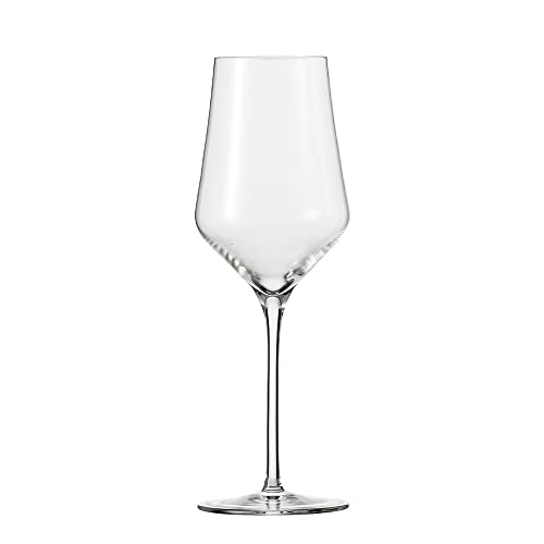 Eisch Sky White Wine Crystal Glass, SensisPlus Aeration Technology, Lead-Free, Dishwasher Safe, Set of 2, 13.4-Ounce