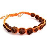 Om Pooja ShopLord Shiv Rudraksha Bracelet - Adjustable