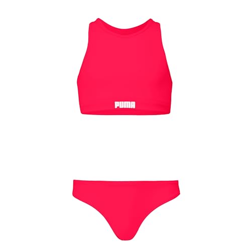Puma Mädchen Raceback Bikini Set, Rose Red, 152 EU