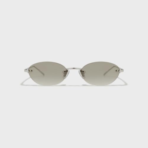 Image of SAM AND MARSHALL DUSK Sunglasses I Rimless I 400UV Protection I Metal Built I Oval Sunglass I Unisex
