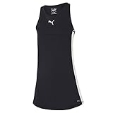 PUMA Damen Teamliga Padel Dress Kleid, schwarz, L