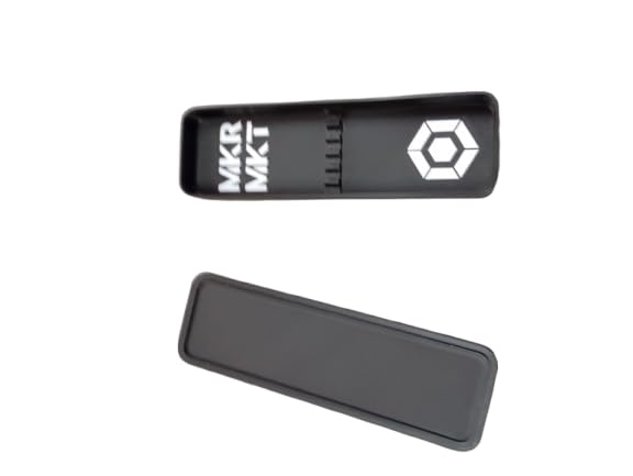 Estojo Personalizado | Organize com Estilo Para Canetas Lápis Marcadores Cabos e Pequenos Acessórios (Preto)