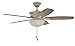 Craftmade PNB52CW5 Pembrooke Dual Mount 52" Ceiling Fan with LED Light Kit, 5 Blades, Cottage White