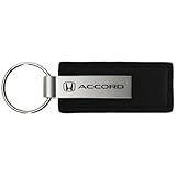 Honda Accord Black Leather Key Chain, Official Licensed Product