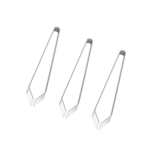 Cabilock 3pezzi Pinza Per Lische Acciaio Inossidabile Da Strumento Di Precisione Per Rimuovere Spine Di Pesce Utensile Da Cucina Per Ristoranti e Uso Domestico Facilità Uso e Pulizia