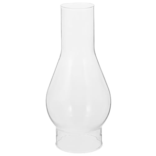 BAZEITFLOW Öl Lampe Glaskamin Ersatzglas Vintage Petroleumlampe Lampenschirm für Öllampen Installieren und Praktisch