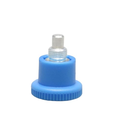 Plunger Pin, VCN218 Stainless/Carbon Steel Dowel Three Colors Knob Non Lock-Out Index Plungers Coarse Thread Mini Indexing Plunger for Industrial Mechanical Use(Blue,VCN218-MBN,M10-6-7-1.5)