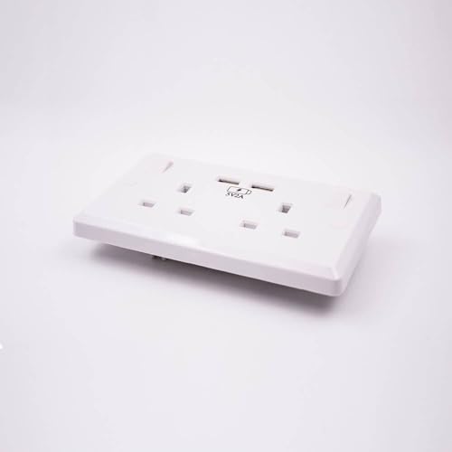 Dual USB Car Charger Socket 5V Socket Dual Port 2A Power Socket