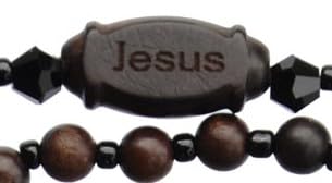 SINECERA Jujube Wood Twist 4mm Rosary Bracelet3
