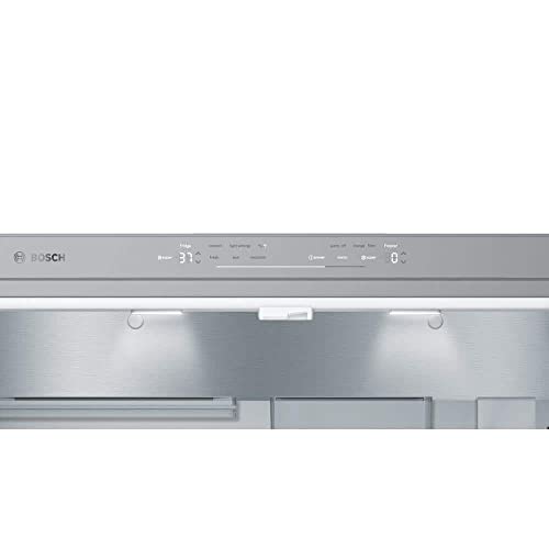 Bosch 800 Series B36CL80SNS 36 Inch Smart Freestanding Counter Depth 4 Door French Door Refrigerator with 20.5 cu. ft. Total Capacity in Stainless Steel (Bar Handle)