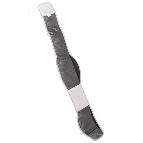 Omquot Cinturón Calefactable para Comodidad en la Zona Lumbar, Almohadilla Térmica con Sincronización Ajustable y Función de Vibración para Relajación y Alivio, 120x18cm