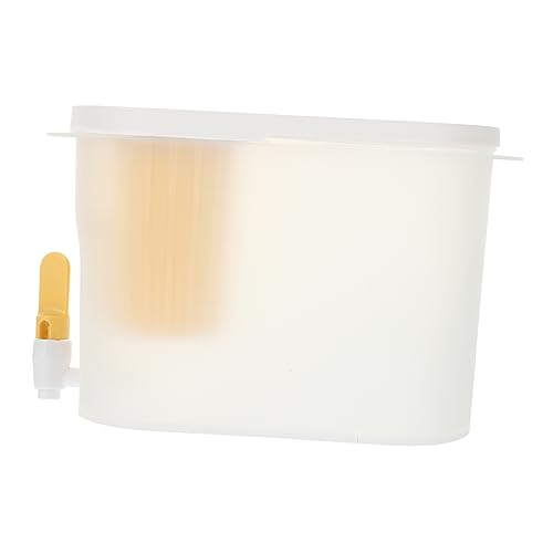 UTHCLO Dispensador de Bebidas Frío con Grifo y Filtro Jarra para Agua con Compartimento para Frutas Recipiente Práctico para Jugos y Té para Uso Hogar y Fiestas Diseño Antiobstrucción