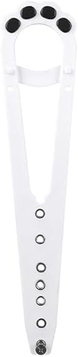 Pet Entry And Exit Fence With Fixed Bracket Latch - 31 X 7 Cm, White