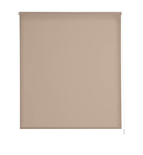 Estoralis Gove | Estor Enrollable Diseño Moderno | Translúcido Liso | Color Taupé | 130 x 235 cm (Ancho/Alto) Tamaño Tela 127 x 230 cm | Estores para Ventanas y Puertas