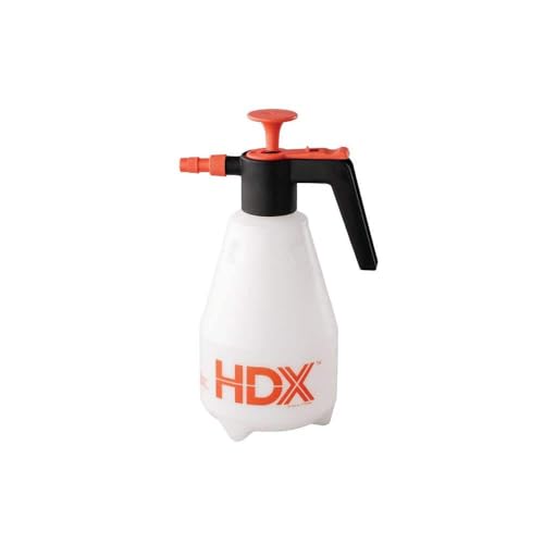 56 oz Handheld Pump Sprayer Multi-Purpose Garden & Home Use Adjustable Nozzle Locking Thumb Trigger Translucent Tank for Weed & Pest Control Fertilizer Cleaning Made in USA