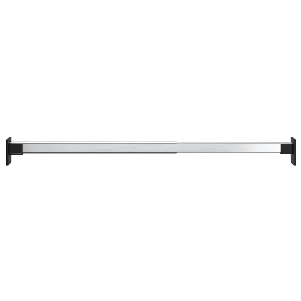 Barras telescópicas para ropa, 2 unidades, de aluminio, 58 – 100 cm, extensibles, estables, ahorran espacio, para armario, baño, pasillo, como perchero organizador