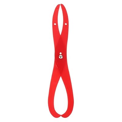 Bent Leg Caliper Plastic Clay Measuring Pottery Tool Clay Sculpture Ceramic Tool for Carving Sculpture Modeling 12.20In Red