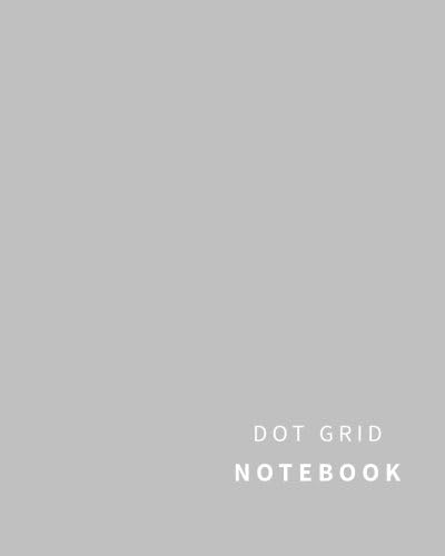Dot Grid Notebook: 110 Dot Grid pages, Dots spaced 5mm apart (Silver)