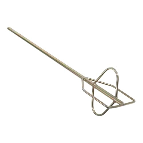 Didiseaon Varilla Mezcladora para Taladro Mango Cuadrado, Accesorio para Mezclar Pintura, Yeso y Cemento, Herramienta Eléctrica Resistente para Trabajos de Construcción y Bricolaje