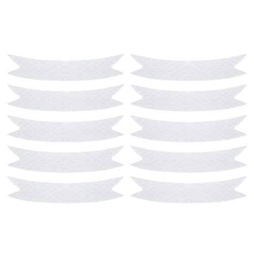 Bauchschweißeinlagen – saugfähiger Baumwollschutz, 12 x 7 x 2 cm, 240 g, 10-teilige waschbare, geruchsdichte Packung, wiederverwendbarer Feuchtigkeitsfänger für Unterwäsche, Baucheinlagen für Schweiß,