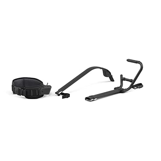 Cybex Kit de running manos libres para remolque multideporte ZENO, Incluye barra de remolque y correa para la cintura, Negro