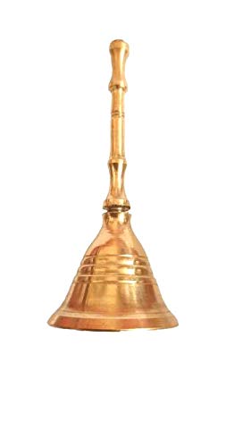 Hari Har Exim Brass Ghanti for Puja 9 cm