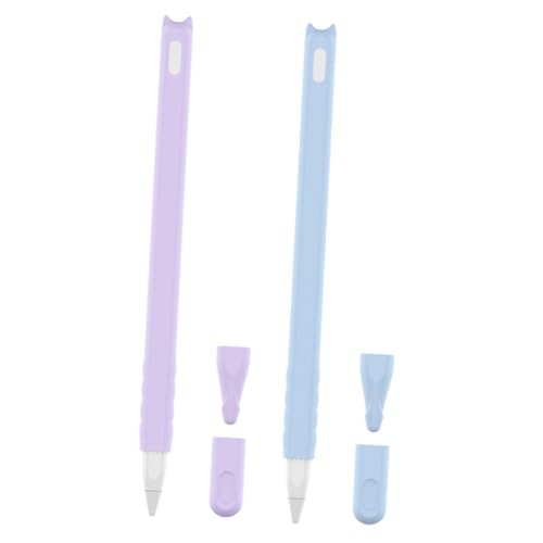 Gadpiparty 2個 applepencil2 ペンケース cutegk 第2世代鉛筆用ケース 漫画ペンカバー タッチペンカバースリーブ 画面 鉛筆用シリカゲルケース 豚柄鉛筆ケース