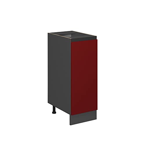 Vicco Meuble de Cuisine R-Line, Rouge, 30cm J-Shape, sans PT, pour Une Combinaison Libre au Sein de systèmes de Cuisine modulaires