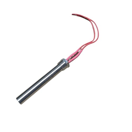 Cartouche chauffante 72V robuste en acier pour immersion filetée 1/2"