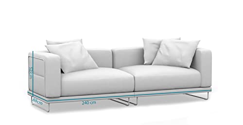 COMFORTLY Fodera per divano a 3 posti di ricambio