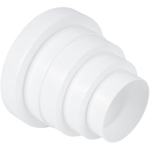 Universal Duct Reducer reaser. Conect Any Two 3 h h to 6 h h Flex or Straight ducts. HVAC. Heating. Cooling. Kitchen and Bathroom Applications. 3 in-6 in -  ECOPRO VENT