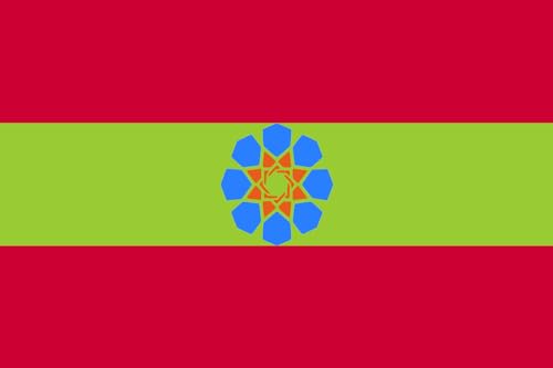 Drapeau Marrakech-Safi de qualité supérieure pavillon large paysage - 2