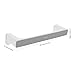 Generic Wall-Mounted Towel Rack Multifunctional Storage Holder for Bathroom Kitchen Plastic Towel Shelf Easy Installation No Tools Required Present for Family Friends