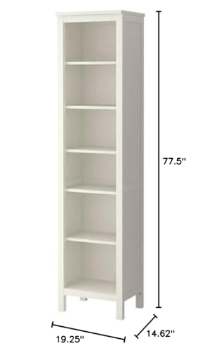 IKEA Hemnes Bookcase White Stain 403.717.63 Size 19 1/4x77 1/2 "