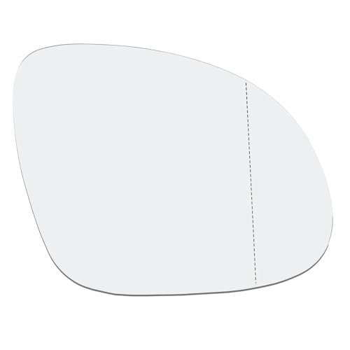 Verre de rétroviseur droit pour Sharan 2010-2021 | Miroir d'aile chauffant de rechange