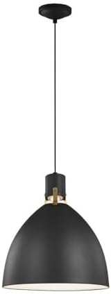 Feiss-Sean Lavin-Pendant 1 Light in Contemporary Style-16.5 Inch Wide by 19.75 Inch Tall-Matte Black Finis