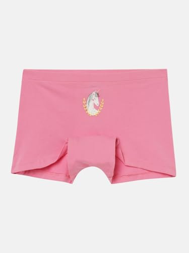 Image of mackly Girls Boxers (Pack of 3) - Cotton Boxer Shorts, Seamless Comfort, Mid Waist Boyshorts Panties