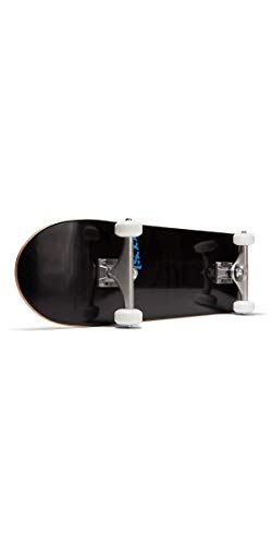 [Ccs] Logo Skateboard Complete Black 8.00" - Maple Wood - Professional Grade - Fully Assembled With Skate Tool And Stickers - Adults, Kids, Teens, Youth - Boys And Girls #TOP1